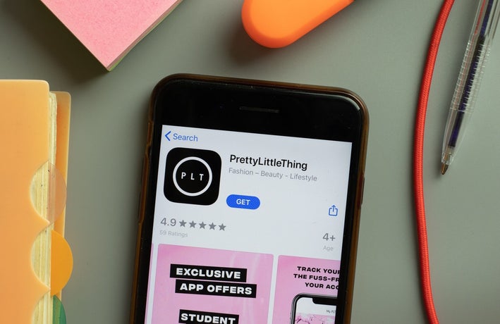 PrettyLittleThing website